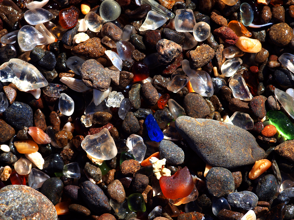 Crystal Beach Tripodo.de Strand aus Glas Kalifornien Glasstrand MacKerricher Park