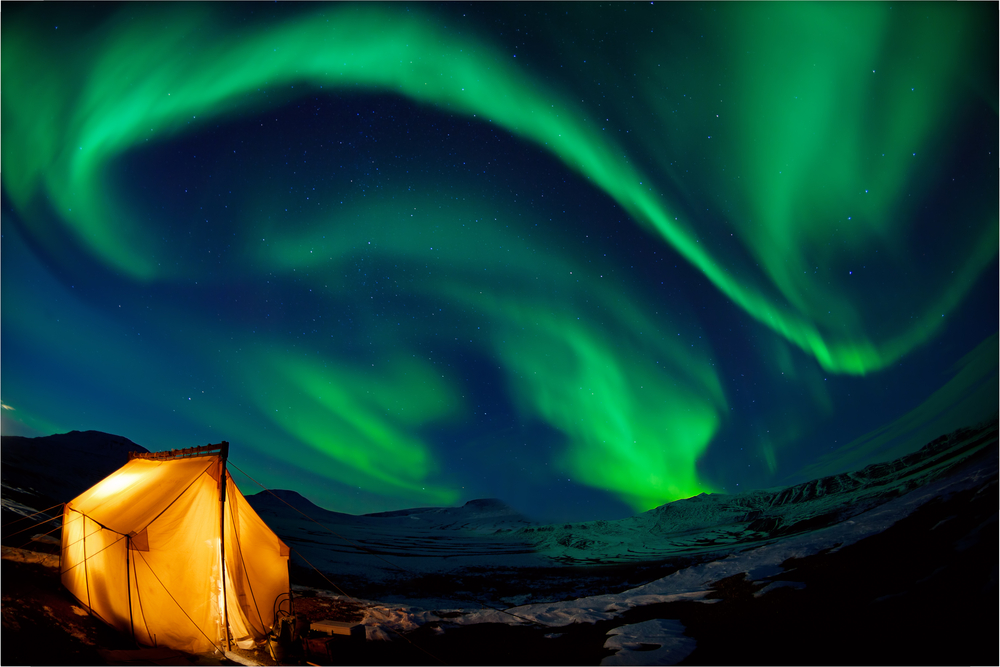 Nordlichter Polarlichter Tripodo.de Aurora Borealis Zelt Skandinavien Island Norwegen Schweden Finnland