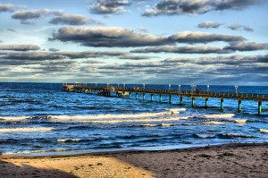 Ostsee Strand Steg Tripodo 