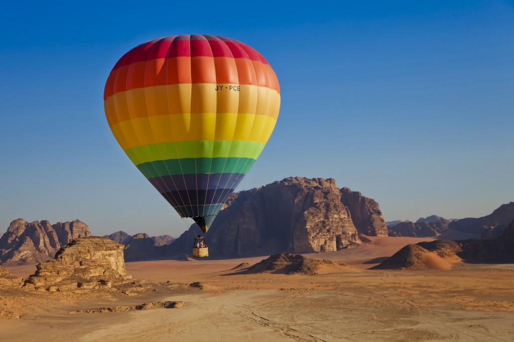 Heißtluftballonfahrt über Wadi Rum