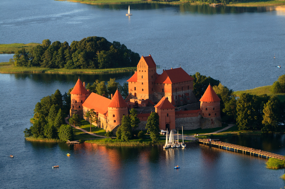 Kulturreise durchs Baltikum Wasserburg Trakai