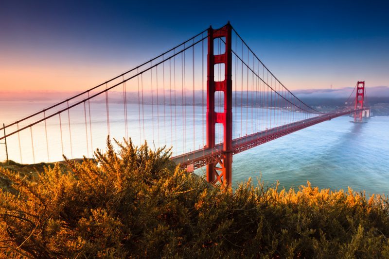 golden gate bridge, tripodo, usa, san fransisco, architektonische Meisterwerke