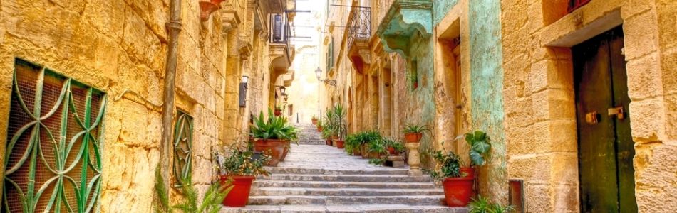 Altstadtgasse in Valletta