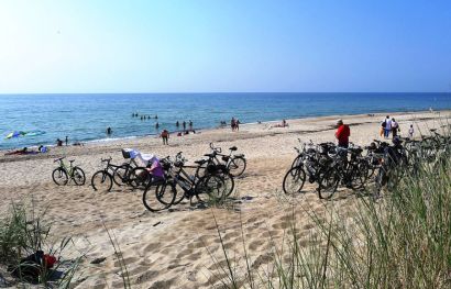 Badestopp an der Kurischen Nehrung