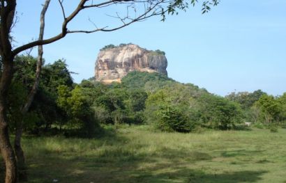 Sigiriya Rock - von Ferne