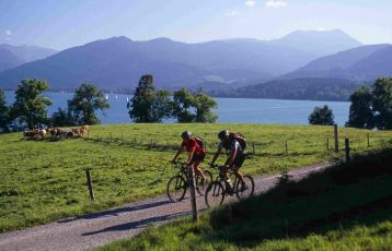 Fahradfahrer in Kaltenbrunn