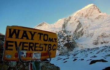 Weg nach Everest base camp