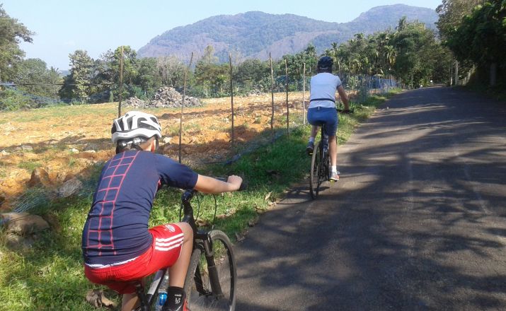 Mit dem Fahrrad durch Kerala