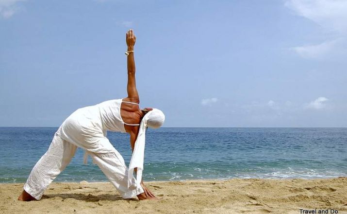 Yoga am Strand