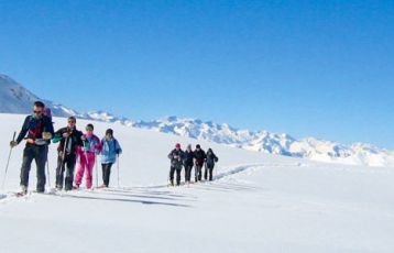 Schneeschuhwandern in den Pyrenäen