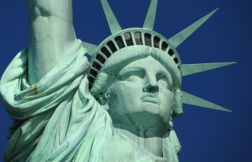 - die Freiheitsstatue -Lady Liberty.