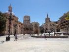  | Der Kathedral-Platz in Valencia.
