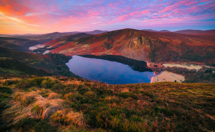 Herbst in den Wicklow Mountains