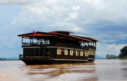 Schiffsreise auf dem Mekong in Laos