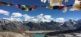 Die herrliche Aussicht von Renjo La Pass