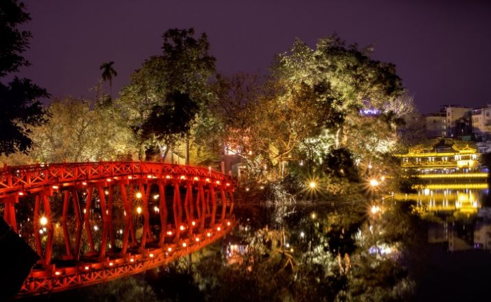 Hanoi - Huc Brücke