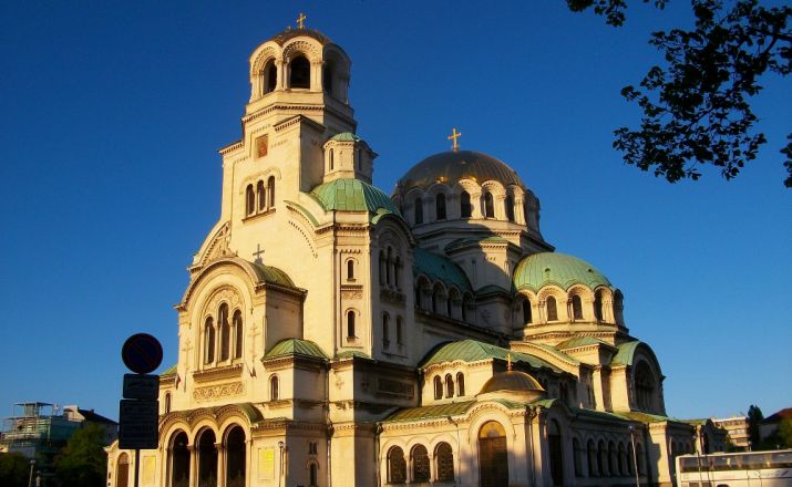 Die Kathedrale Alexander Nevski in Sofia